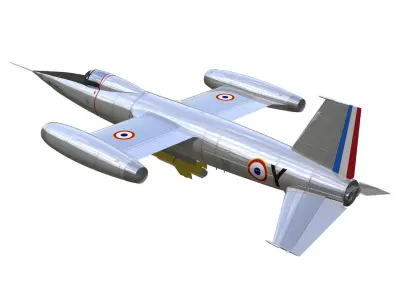 SNCASO SO9000 Trident 3D model