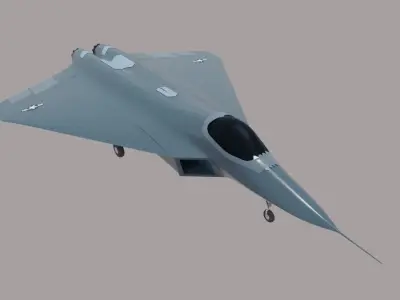 Jet Plane Model 3D model
