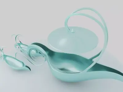 Fantasy Boat 3D model