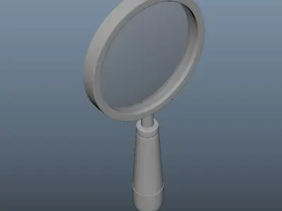 magnifying glass 3D model buy