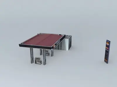 Repsol YPF Gas Free 3D model purchase