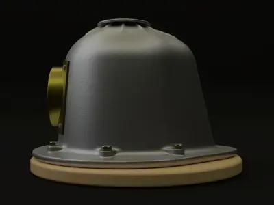 Industrial Clock 3D model purchase