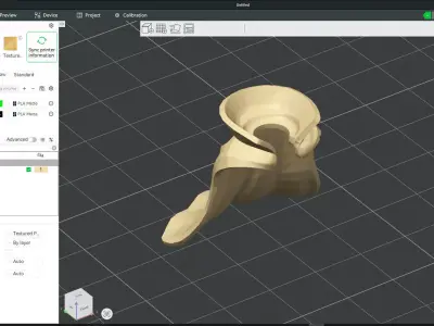 Custom3Dprint Minifigure Accessory - Cloak V1 3D print model