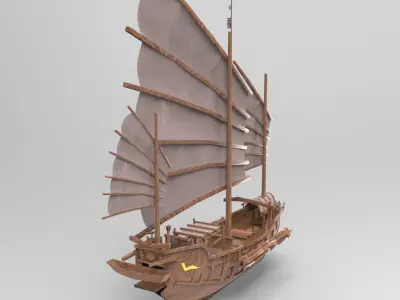 Renaissance Ships 3D model