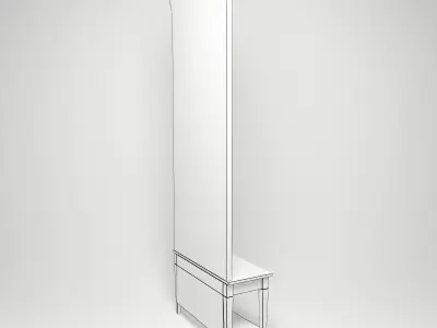 Art nouveau 3D model