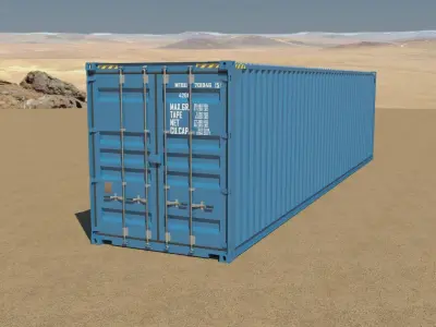 40ft Container 3D model