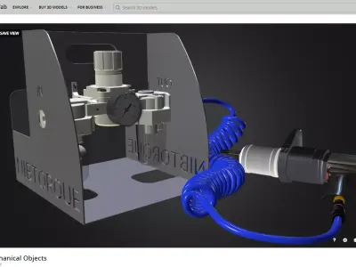 Mechanical Objects 3D model