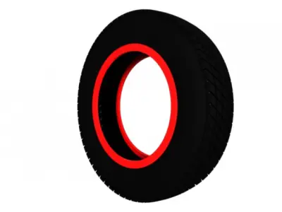 Vintage Classic Sport Tire 3D model