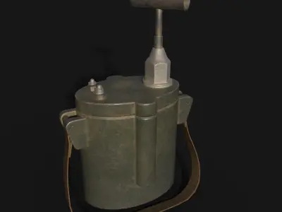 Demolation Box Low-poly 3D model
