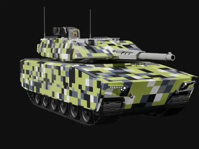 Lynx 120 Armoured Fighting Vehicle Tank 3D model