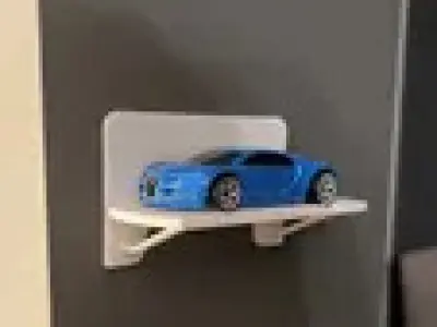 Hot Wheels display shelf - 1-64 - Unique - Easy to Print 3D print model