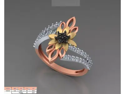 NEW ITALIAN 96 LADIES RINGS COMLETE LOT 3D print model
