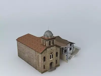 Artadi Church in Zumaia Free 3D model