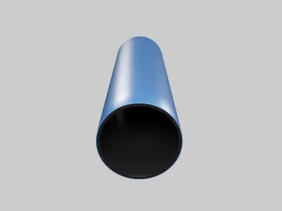 HDPE pipes for cable B highpoly 3D model