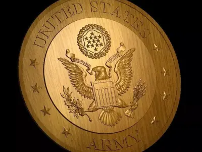 Mark of the United States Army 3D print model