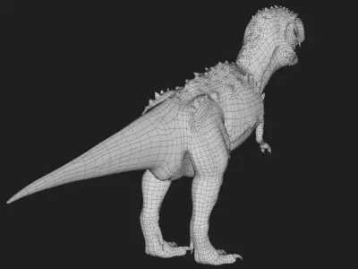 Velociraptor Low-poly 3D model buy