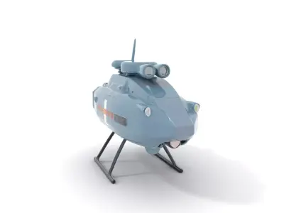 Sea Sentinel Aqua Drone model pack Low-poly 3D model
