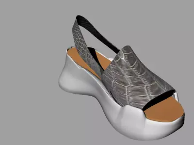 sandal girls 3D model