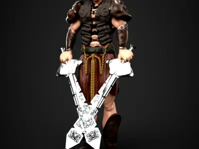 Bogatyr warrior 3D model