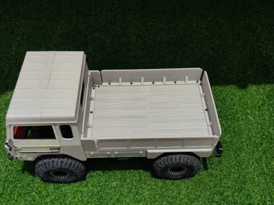 Crawler V306 4x4 Flatbed  - 1-10 RC body attachment 3D print model