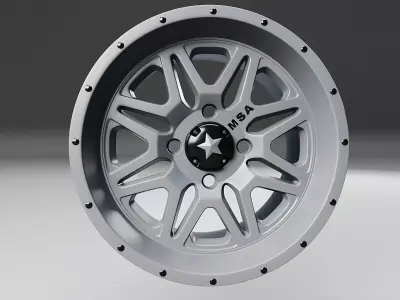 MSA M26 Vibe Rims 3D model