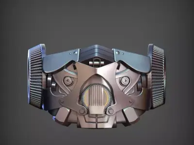 Bumblebee Face Mask Free 3D print model