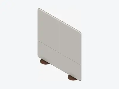 Screen - Simplicity Low-poly 3D model