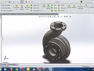 pump case 3D model