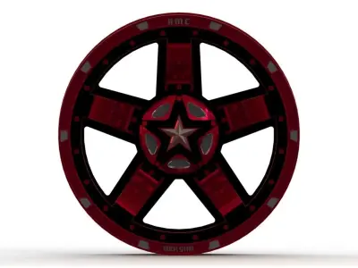 Cast rim XD-XD827 R3 - size 20x9 - Captain Hydra edition 3D model