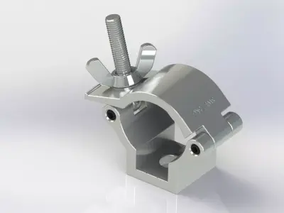 Clamp for pipe 30-34 mm  75 kg 3D model