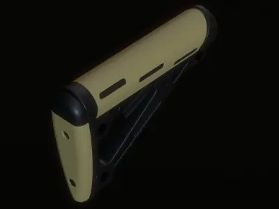 Hogue Stock Low-poly 3D model