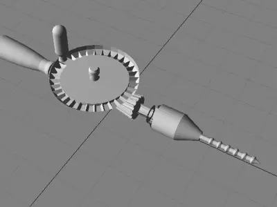 Craftsman Handtools - Hand Drill 3D model
