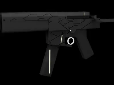 Valorant Minima Spectre FAN MADE Low-poly 3D model