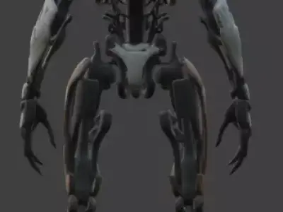 Aesthetic Royal Alien King 3D Model Low-poly 3D model buy