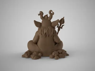 Old Centaur Sculpture 3D print model