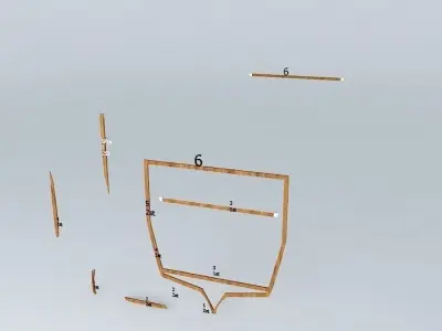 Spt 6, boat frame Free 3D model