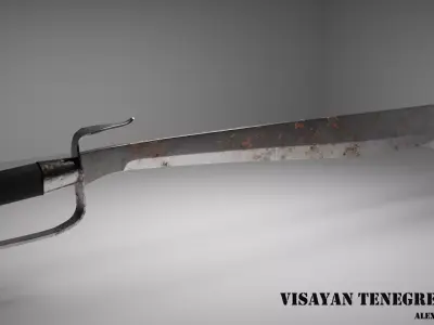 Visayan Tenegre Sword 3D model
