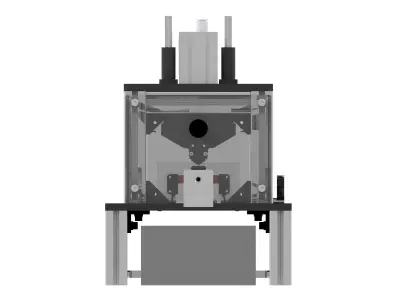 Tension Inspection and Tube Cutting Machine 3D model