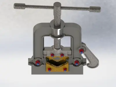 clamping mechanism 3D model