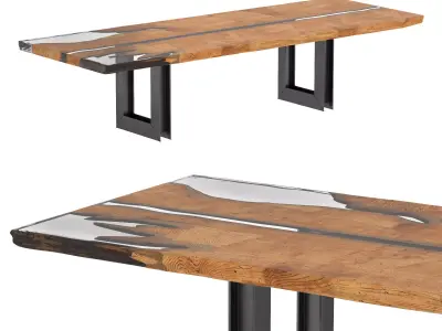 Kauri Beam Table 3D model