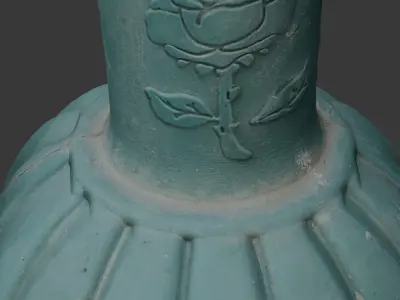 Vintage Water Pitcher Scan Low-poly 3D model