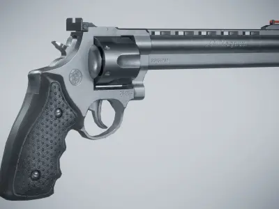 44 Magnum Classic - Game Ready Low-poly 3D model