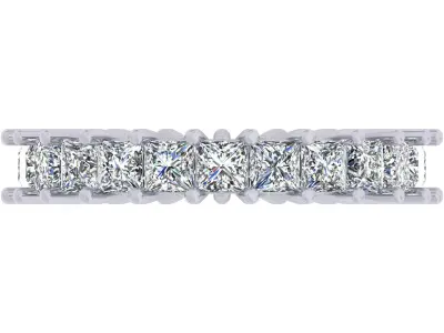 Princess Stone Eternity Band 3D print model