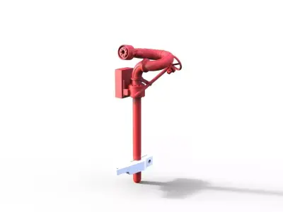 Fire monitor Nordic Vessel 3D print model