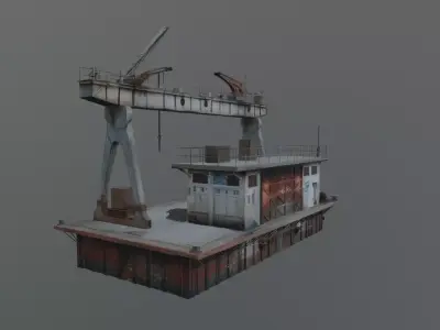 dockyard Free 3D model