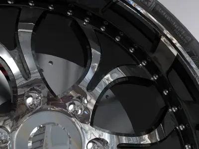 Wheel and Ring 3D model