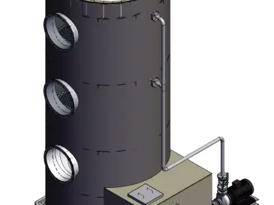 Spray scrubber 3D model