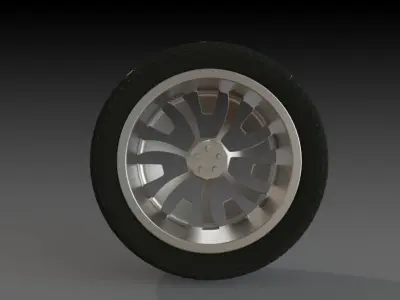 Car Wheel SUV 3D model