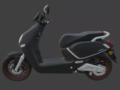 High-Quality 3D Model of Modern Electric Scooter 3D model