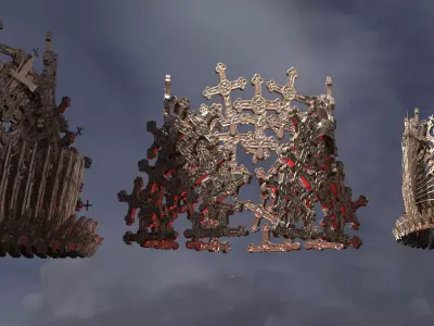 Angel Vortex Crowns  3D model